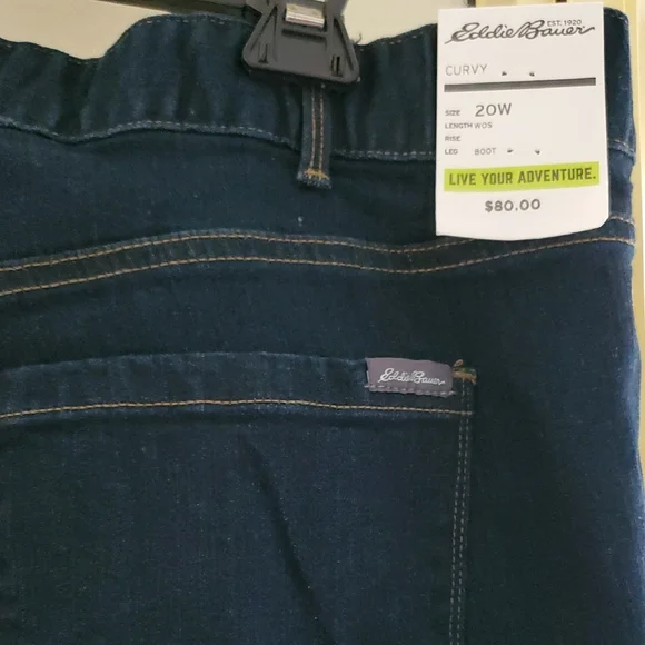Eddie Bauer Women's Dark Blue Jeans - Picture 7 of 7